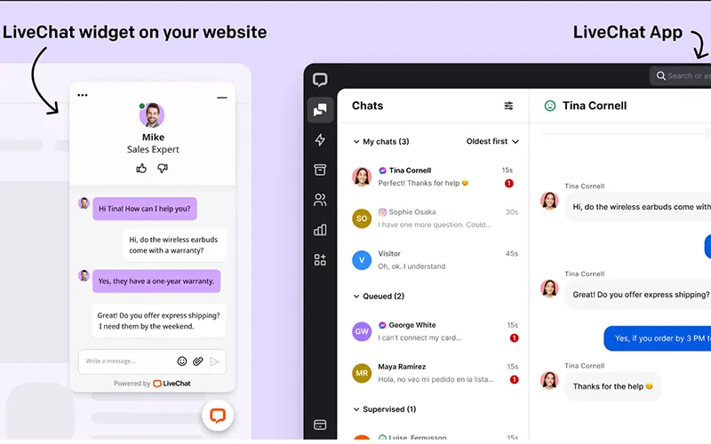 Live chat VN86 phản hồi nhanh
